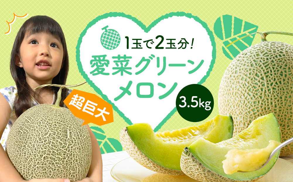 超巨大メロン 愛菜グリーン