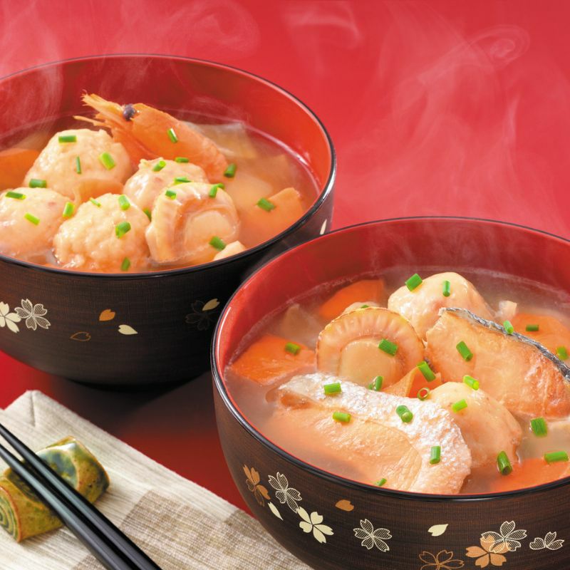 小樽海鮮小鍋セット〈石狩鍋・かに鍋・鮭うしお汁〉（3種6個入り