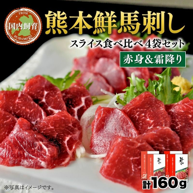 熊本鮮馬刺しスライス食べ比べセット